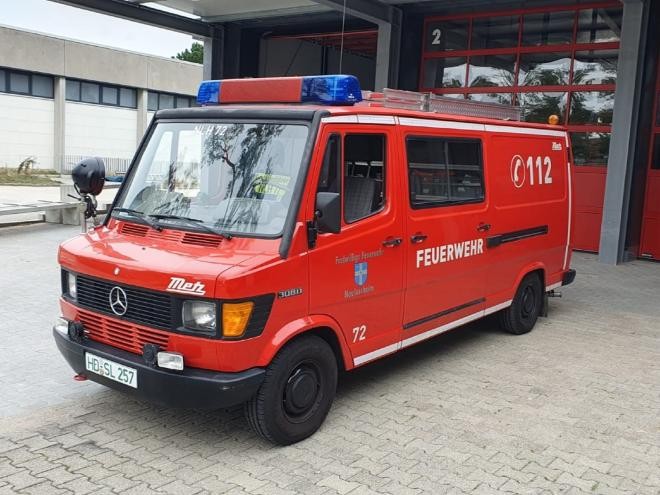 Baufortschritt der neuen Fahrzeughalle