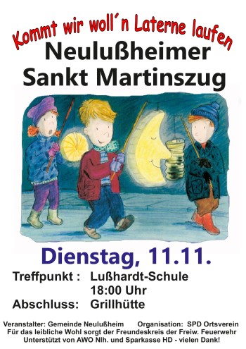 Plakat Sankt Martinszug 11.11.2025 Plakat Sankt Martinszug 11.11.2025